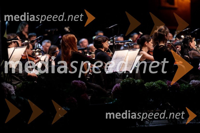 Ana Netrebko in Jusif Ejvazov, koncert opernih arij, 68. Ljubljana Festivala