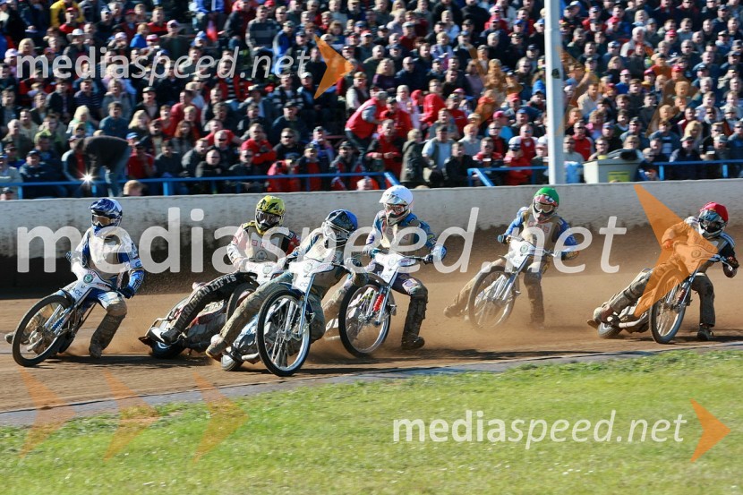 Jurica Pavlic, Hrvaška, Hans N. Andersen, Danska, Karol Zabik, Poljska, Rory Schlein, Avstralija, Denis Gizatullin, Rusija in Manuel Hauzinger, AvstrijaSPEEDWAY, 60. Zlata čelada