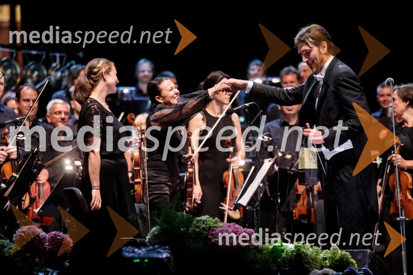  ... ;  ... ;  Michelangelo Mazza, dirigentAna Netrebko in Jusif Ejvazov, koncert opernih arij, 68. Ljubljana Festivala