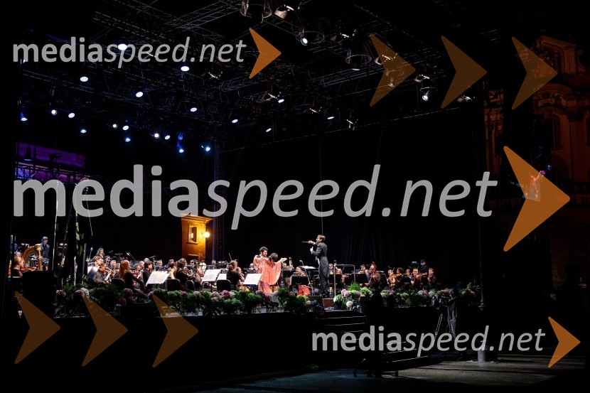 Ana Netrebko in Jusif Ejvazov, koncert opernih arij, 68. Ljubljana Festivala