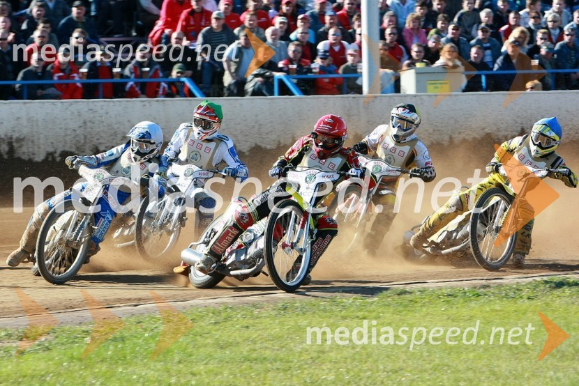 Martin Vaculik, Slovaška, Matej Žagar, Slovenija (AMTK Ljubljana), Leigh Adams, Avstralija, Filip Šitera, Češka in Josef Franc, ČeškaSPEEDWAY, 60. Zlata čelada