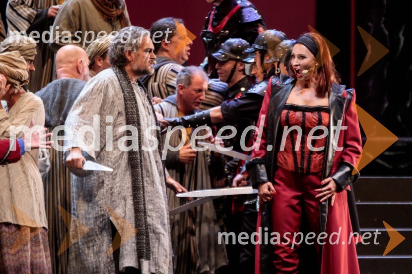  Riccardo  Zanellato, operni pevec;  Dragana Radaković, operna pevkaNabucco, opera v okviru 68. Ljubljana Festivala