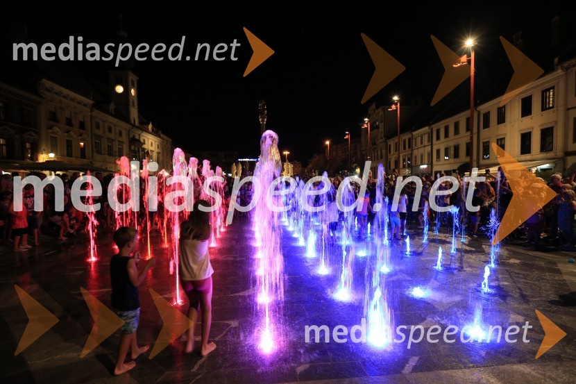 Otvoritev fontane na Glavnem trgu, Maribor