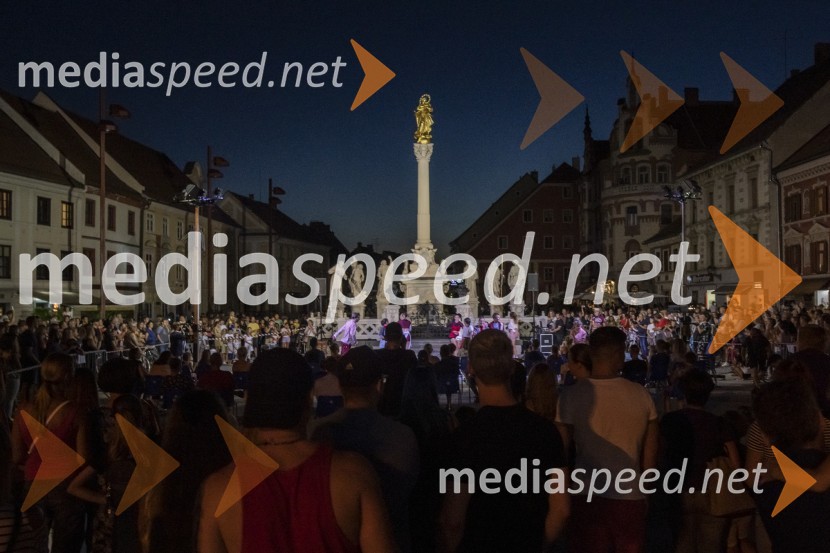 Otvoritev fontane na Glavnem trgu, Maribor