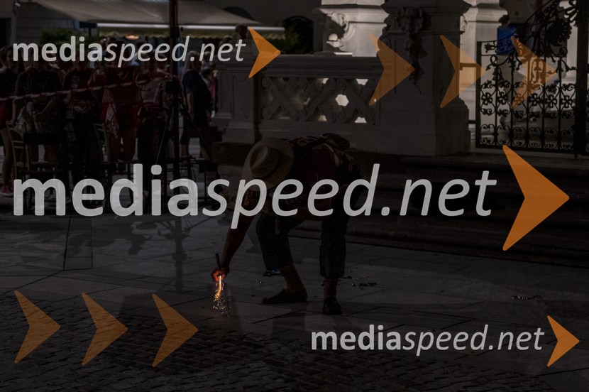 Otvoritev fontane na Glavnem trgu, Maribor