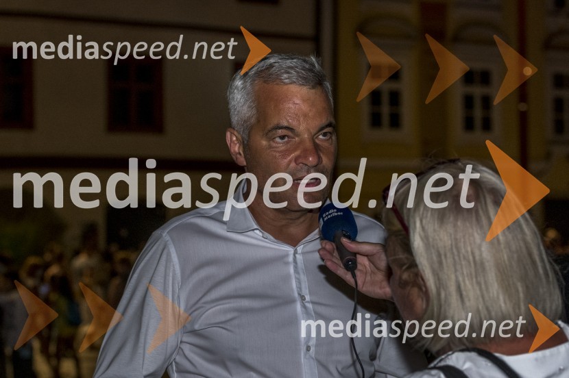 Otvoritev fontane na Glavnem trgu, Maribor