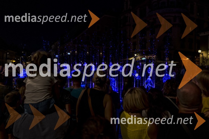 Otvoritev fontane na Glavnem trgu, Maribor