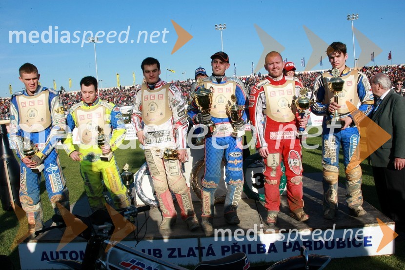 Vozniki malega finala: Martin Vaculik, Slovaška, Kenneth Bjerre, Danska, Lukaš Dryml, Češka, Adrian Miedzinski, Poljska, Jesper B. Monberg, Danska in Jurica Pavlic, HrvaškaSPEEDWAY, 60. Zlata čelada