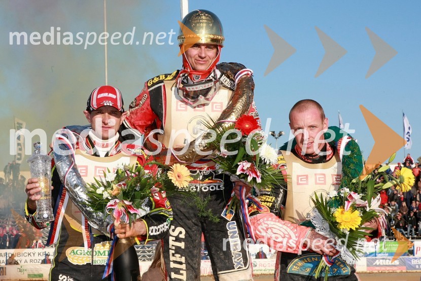 Leigh Adams, Avstralija, Hans N. Andersen, Danska in Matej Ferjan, MadžarskaSPEEDWAY, 60. Zlata čelada
