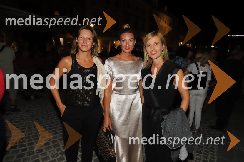  Bojana Zemljič Kovačič, oblikovalka nakita E2RD Jewellery;  Špela Štamol, glavna urednica in vodja projekta GRAZIA Beauty Awards;  Katja  Janko Puh, vodja marketinga, s.OliverSiddharta, Leonart in petkovo dogajanje, Festival Lent 2020