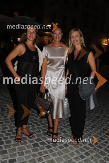  Bojana Zemljič Kovačič, oblikovalka nakita E2RD Jewellery;  Špela Štamol, glavna urednica in vodja projekta GRAZIA Beauty Awards;  Katja  Janko Puh, vodja marketinga, s.OliverSiddharta, Leonart in petkovo dogajanje, Festival Lent 2020