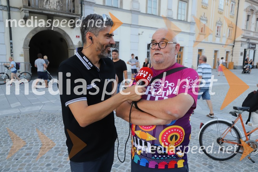  Bor Greiner, odgovorni urednik, Radio City;  Goro Osojnik, igralecSiti hlapci in sobotno dogajanje, Festival Lent 2020