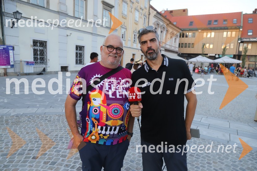  Goro Osojnik, igralec;  Bor Greiner, odgovorni urednik, Radio CitySiti hlapci in sobotno dogajanje, Festival Lent 2020