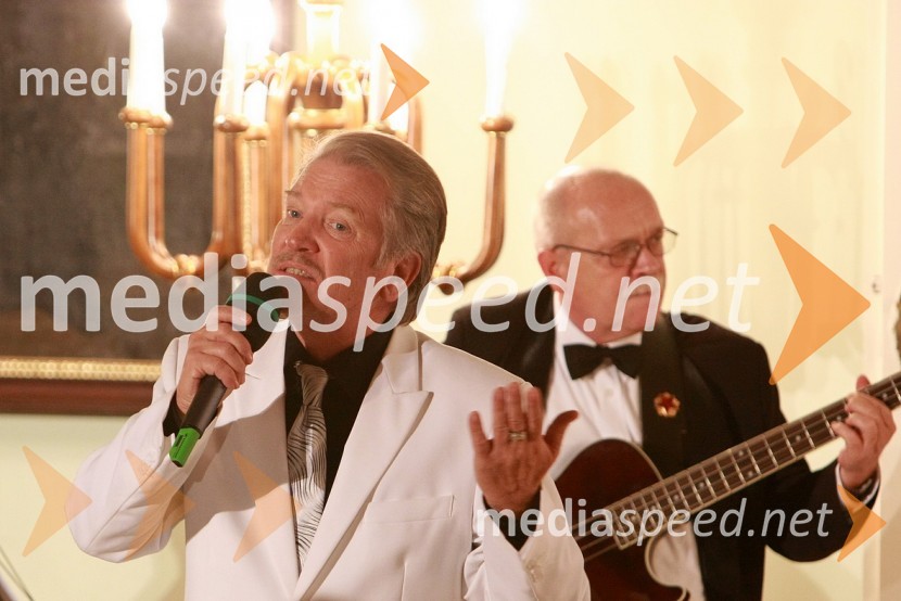 Edvin Fliser, pevecZlata petdeseta, otvoritev razstave Ivo Robić