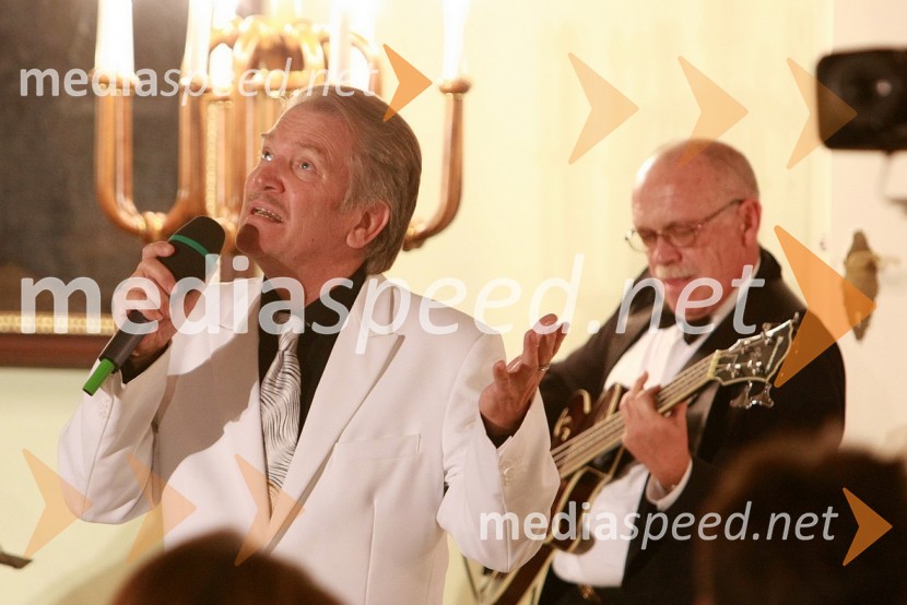 Edvin Fliser, pevecZlata petdeseta, otvoritev razstave Ivo Robić