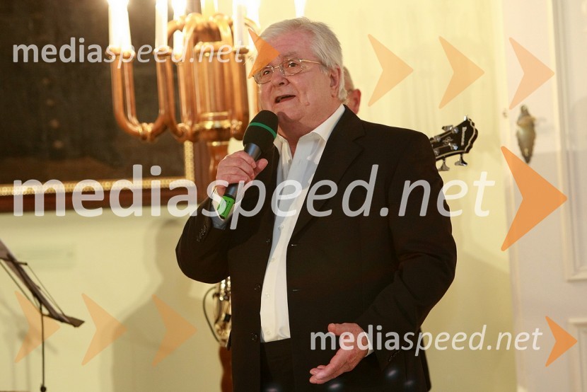 Marko Novosel, nekdanji jugoslovanski pevecZlata petdeseta, otvoritev razstave Ivo Robić