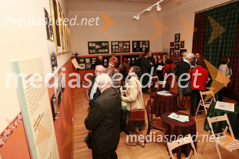 ObiskovalciZlata petdeseta, otvoritev razstave Ivo Robić