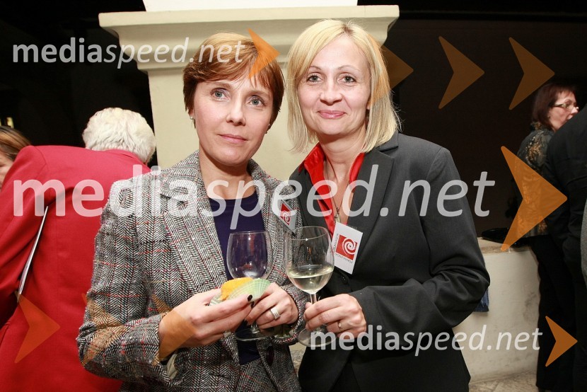 Irena Porekar Kacafura in Sanja Mohorko, Pokrajinski muzej MariborZlata petdeseta, otvoritev razstave Ivo Robić