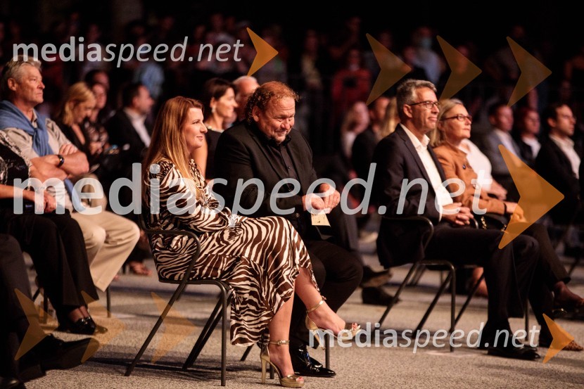  Janja Lamberger;  Darko  Brlek, direktor in umetniški vodja, Festival LjubljanaJonas Kaufmann, koncert v okviru 68. Ljubljana Festivala
