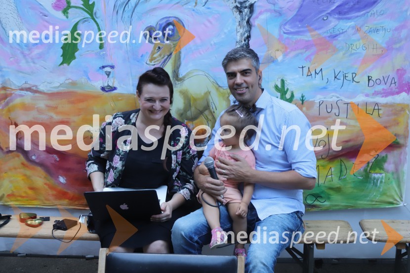  Maja Pihler Stermecki-Bilbi, glasbenica;  Bor Greiner, odgovorni urednik, Radio City;  Julija GreinerBilbi, Vlado Kreslin in sredino dogajanje, Festival Lent 2020