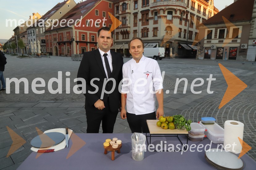  Tadej Ljubec, vodja, Restavracija Sedem;  Sebastjan Plevčak, kuharZadnja poletna oddaja Dobro jutro iz mariborskega studia RTV SLO