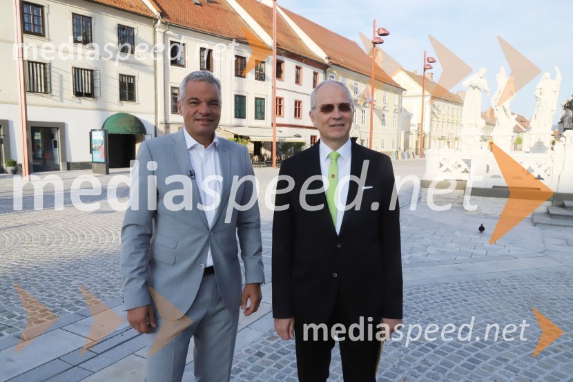  Aleksander Saša Arsenovič, župan, Mestna občina Maribor; mag. Boris Sovič, predsednik uprave Elektro Maribor, nekdanji župan Maribora Zadnja poletna oddaja Dobro jutro iz mariborskega studia RTV SLO
