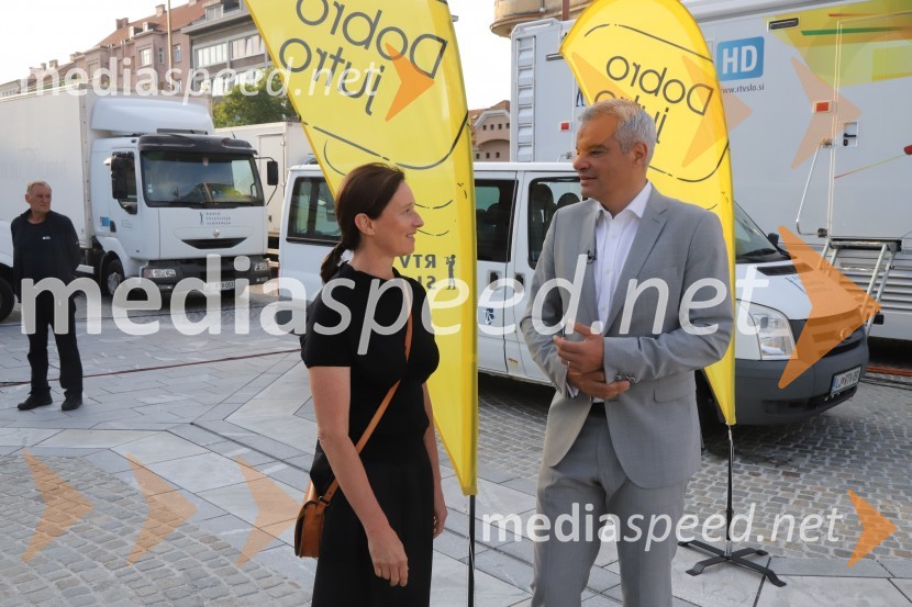  Maruša Zorec, arhitektka;  Aleksander Saša Arsenovič, župan, Mestna občina MariborZadnja poletna oddaja Dobro jutro iz mariborskega studia RTV SLO