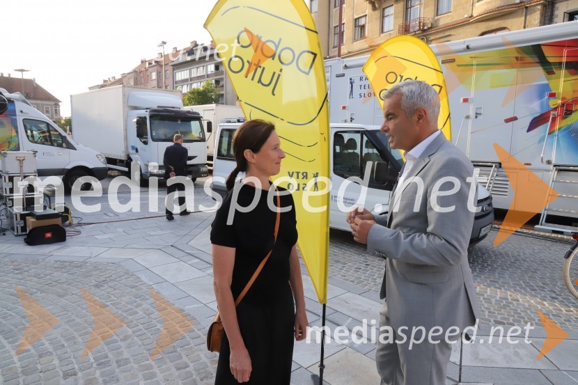  Maruša Zorec, arhitektka;  Aleksander Saša Arsenovič, župan, Mestna občina MariborZadnja poletna oddaja Dobro jutro iz mariborskega studia RTV SLO