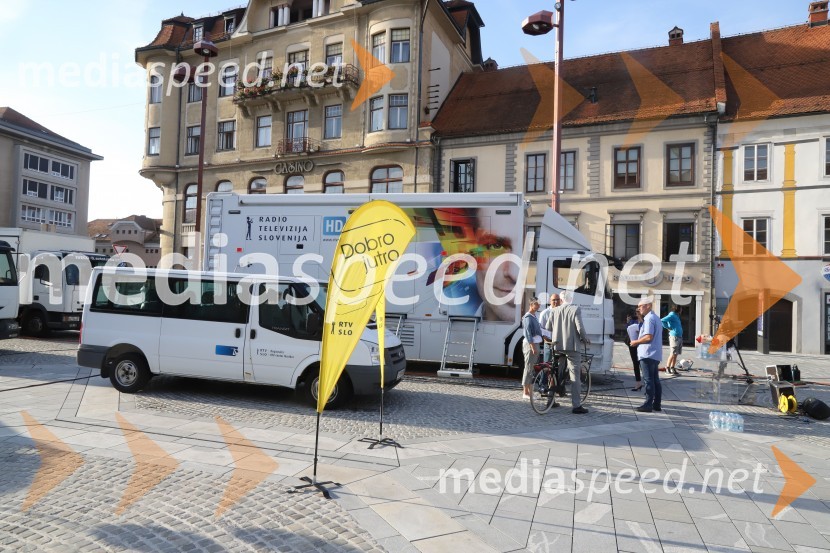 Zadnja poletna oddaja Dobro jutro iz mariborskega studia RTV SLO