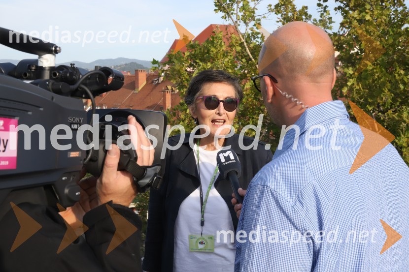  Lenka Molek;  Matej  Korošec, novinarZadnja poletna oddaja Dobro jutro iz mariborskega studia RTV SLO