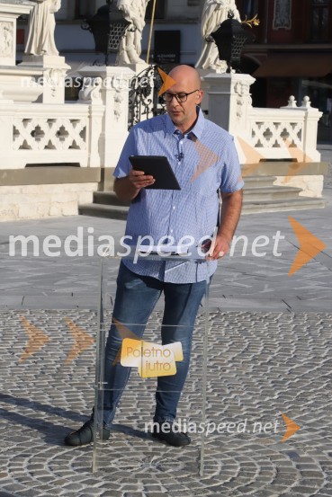  Matej  Korošec, novinarZadnja poletna oddaja Dobro jutro iz mariborskega studia RTV SLO