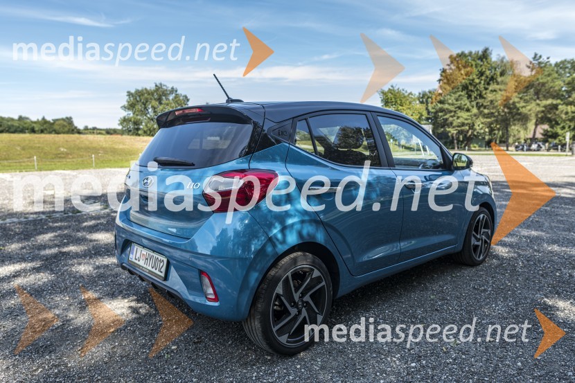 Hyundai i10 1,2 Premium, Mediaspeed test