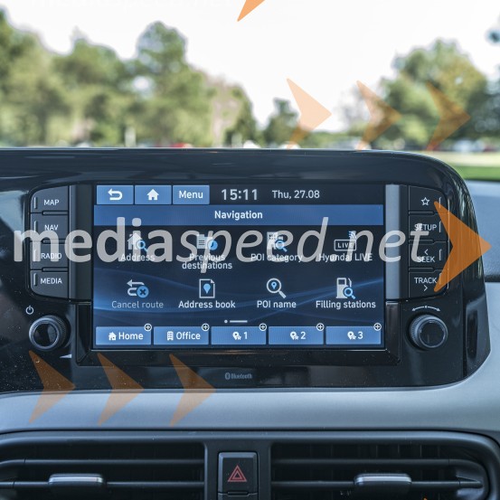 Hyundai i10 1,2 Premium, Mediaspeed test