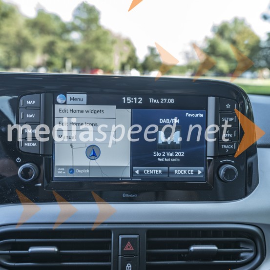 Hyundai i10 1,2 Premium, Mediaspeed test