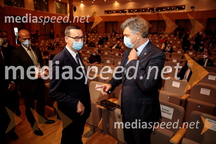  Mateusz  Morawiecki, predsednik vlade Republike Poljske;  Andrej  Plenković, hrvaški politik15. mednarodna konferenca Blejski strateški forum