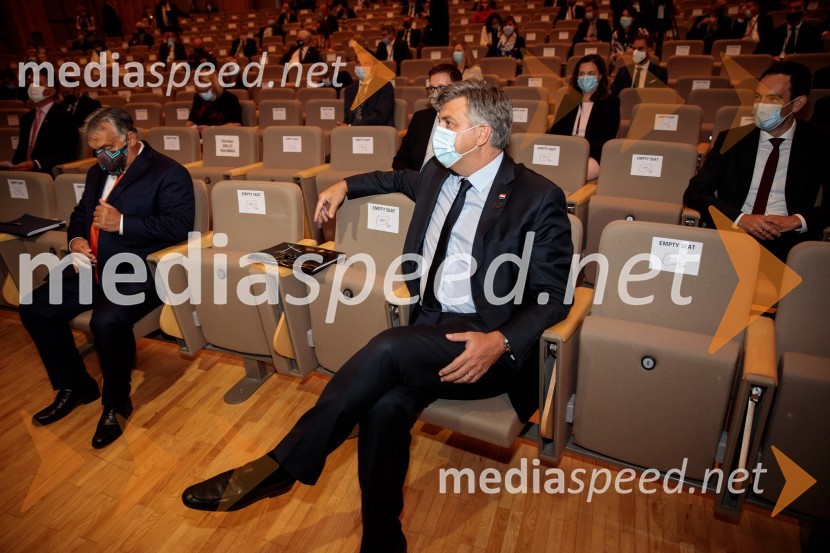  Viktor Orbán, predsednik madžarske vlade;  Andrej  Plenković, predsednik Vlade Republike Hrvaške15. mednarodna konferenca Blejski strateški forum