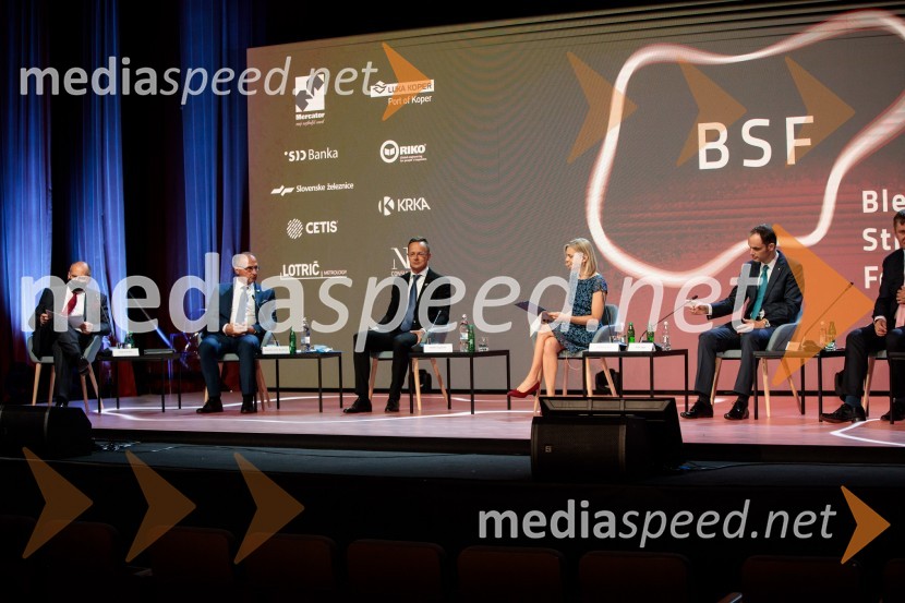  ... ;  Gordan Grlić Radman, hrvaški politik;  Peter Szijjarto, minister za zunanje zadeve in trgovino, Madžarska;  ... ;  Anže Logar, minister za zunanje zadeve15. mednarodna konferenca Blejski strateški forum