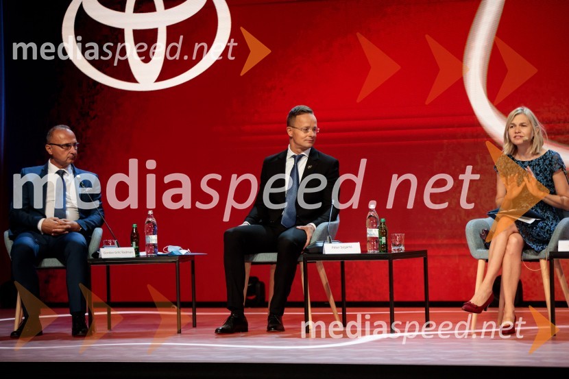  Gordan Grlić Radman, hrvaški politik;  Peter Szijjarto, minister za zunanje zadeve in trgovino, Madžarska;  ... 15. mednarodna konferenca Blejski strateški forum