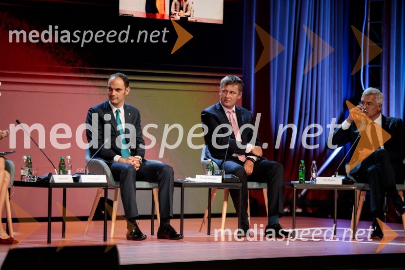  Anže Logar, minister za zunanje zadeve;  Tomáš  Petříček, češki minister za zunanje zadeve;  Ivan Korčok, slovaški minister za zunanje zadeve15. mednarodna konferenca Blejski strateški forum