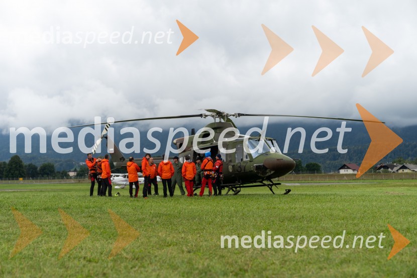 Vaja reševanja v gorah s pomočjo helikopterja