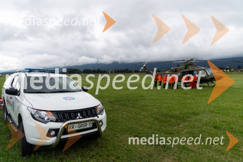Vaja reševanja v gorah s pomočjo helikopterja