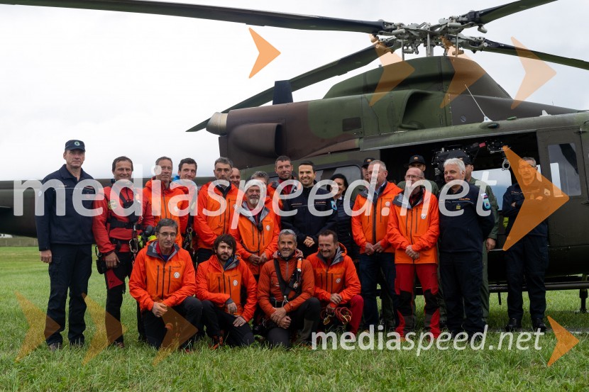 Vaja reševanja v gorah s pomočjo helikopterja