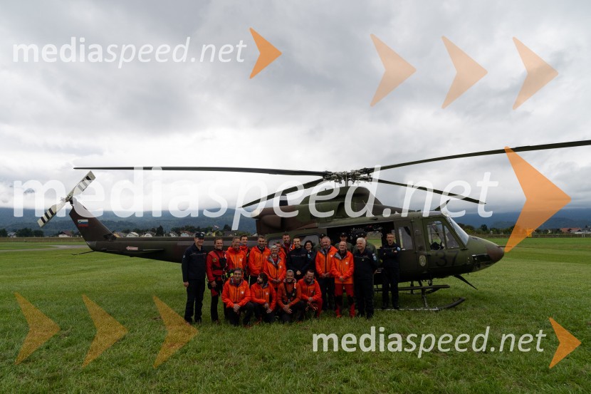 Vaja reševanja v gorah s pomočjo helikopterja