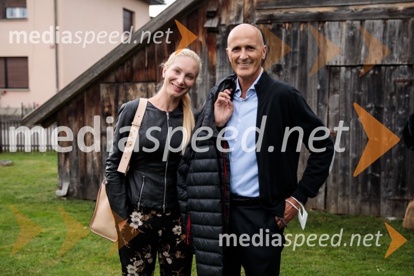 Marcel Štefančič in Boštjan Videmšek, pogovor na Škrabčevi domačiji