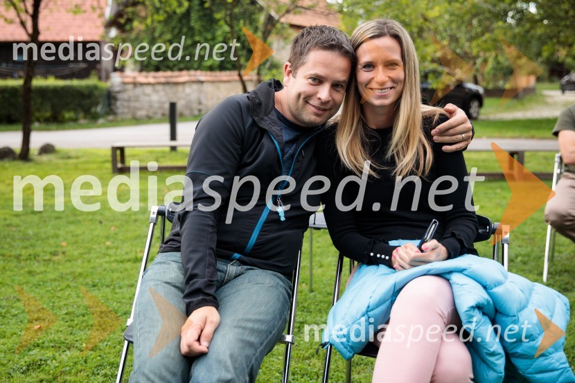 Marcel Štefančič in Boštjan Videmšek, pogovor na Škrabčevi domačiji