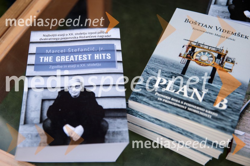 Marcel Štefančič in Boštjan Videmšek, pogovor na Škrabčevi domačiji