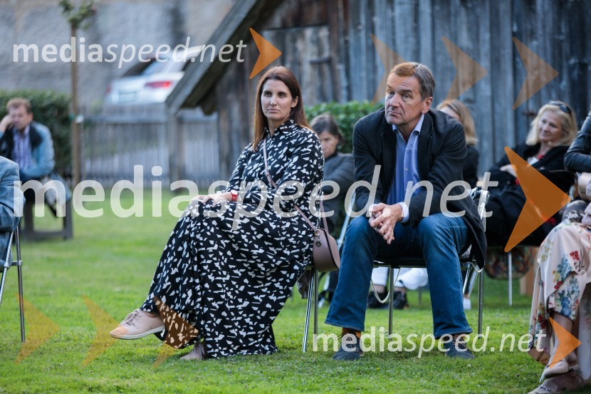 Marcel Štefančič in Boštjan Videmšek, pogovor na Škrabčevi domačiji