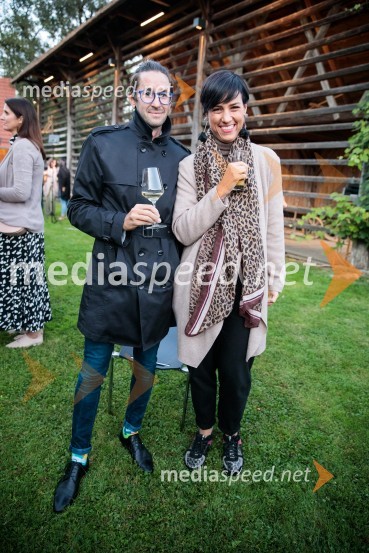 Marcel Štefančič in Boštjan Videmšek, pogovor na Škrabčevi domačiji