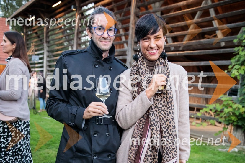 Marcel Štefančič in Boštjan Videmšek, pogovor na Škrabčevi domačiji