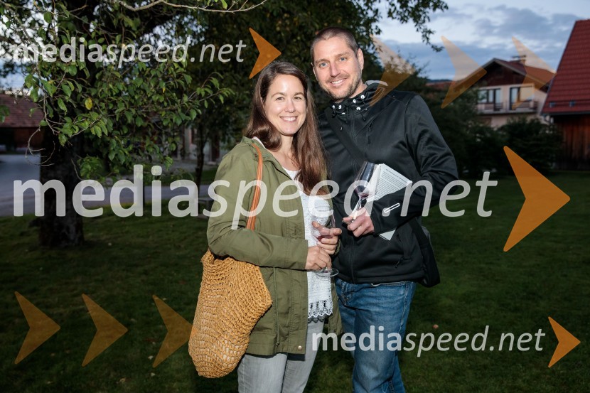 Marcel Štefančič in Boštjan Videmšek, pogovor na Škrabčevi domačiji
